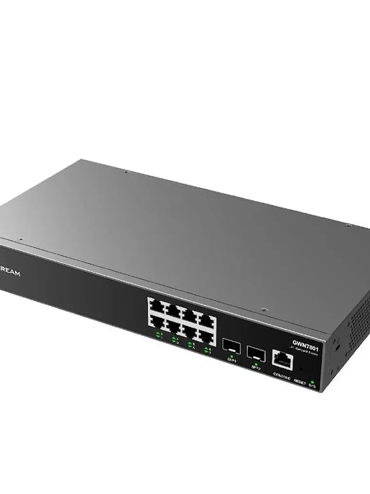 Grandstream GWN7801P Switch 8xGbE PoE 2xSFP 120W 2