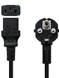 Nanocable Cable alim. CPU, CEE7/M-C13/H, negro, 5m - Miniatura 2