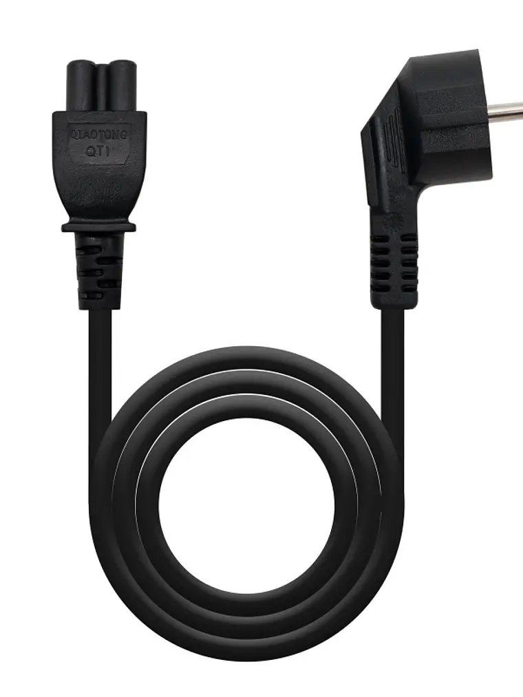 Nanocable Cable Alim. trébol, CEE7 /M-C5/H, 1.5m 1