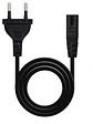 Nanocable Cable Alim. forma 8 CEE7/16/M-C7/H, 1.5m - Miniatura 2