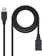 Nanocable Cable USB 3.0 Tipo A/M-A/H Negro 1.0 m - Miniatura 1