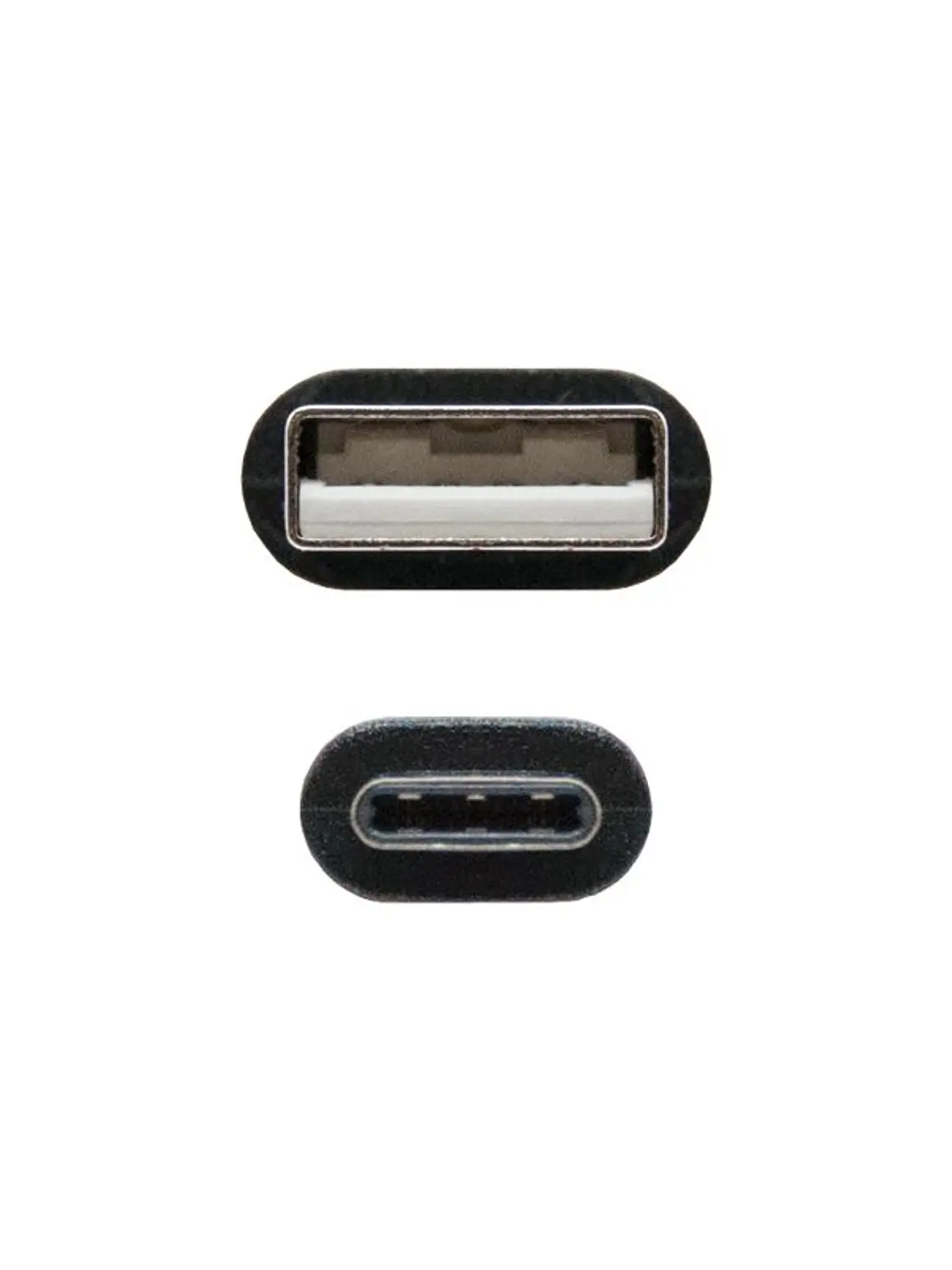 Nanocable Cable USB 2.0 3A Tipo USB-C/M-A/M 1 M 3