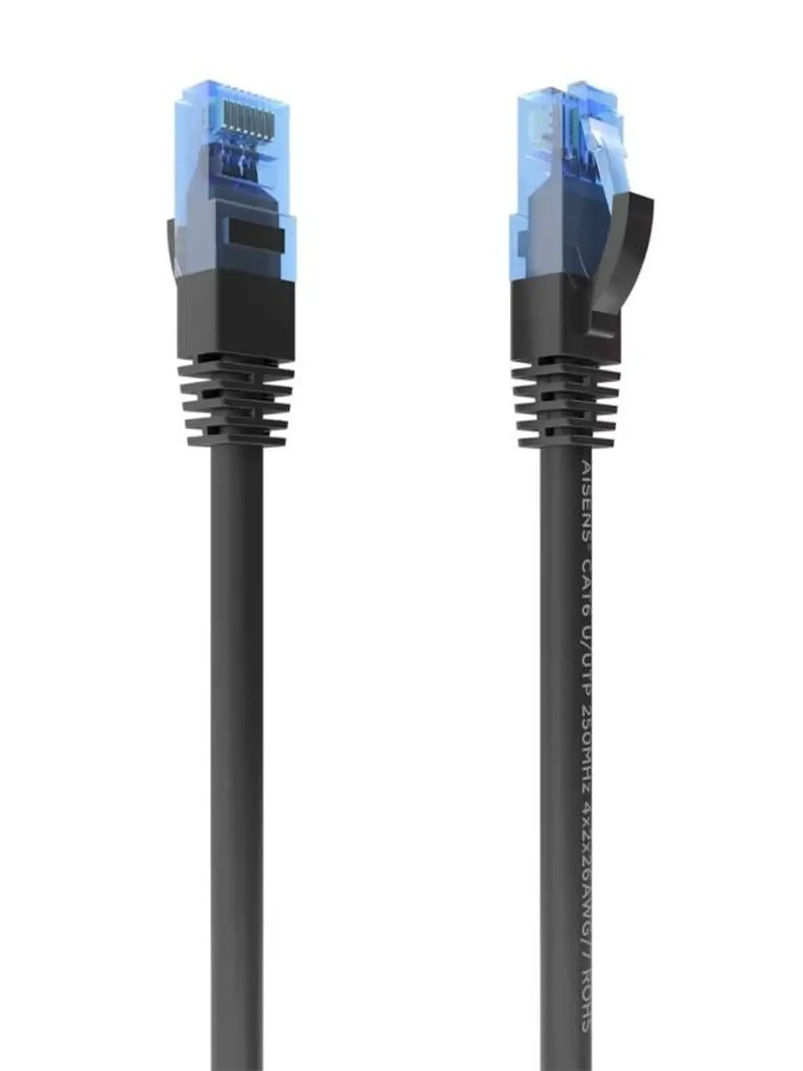 Aisens Cable RJ45 CAT.6 UTP AWG26 CCA Negro 0.75m 1