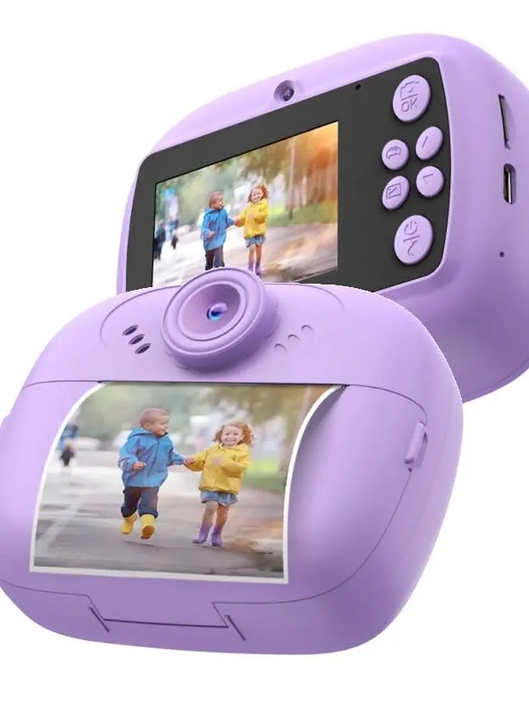 Celly Cámara Fotos Niños Imprimible Violeta 1