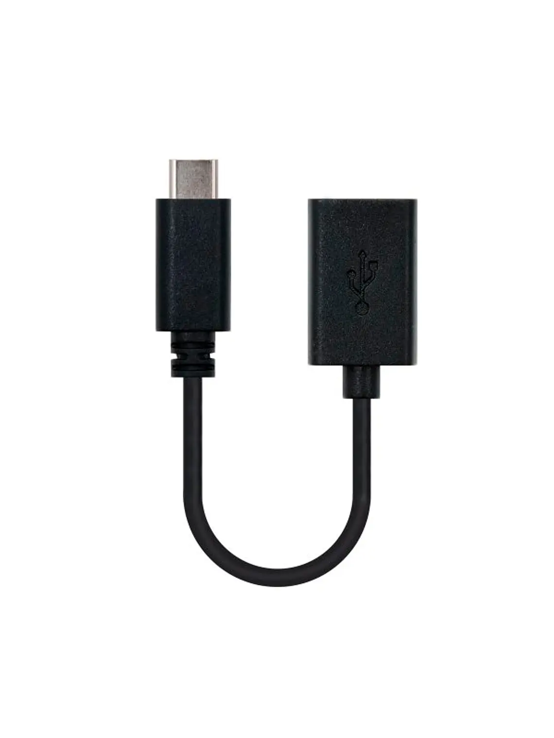Nanocable Cable USB 2.0 3A, USB-C/M-A/F, 15cm 4