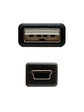 Nanocable Cable USB 2.0, A/M-Mini B/M, negro, 0.5m - Miniatura 2