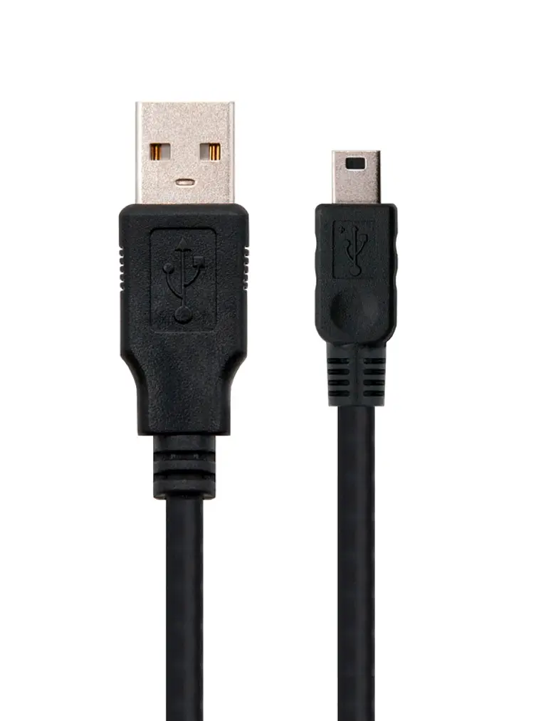 Nanocable Cable USB 2.0, A/M-Mini B/M, negro, 0.5m 3