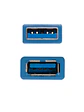 Nanocable Cable USB 3.0, A/M-A/H, Azul, 1 m - Miniatura 2
