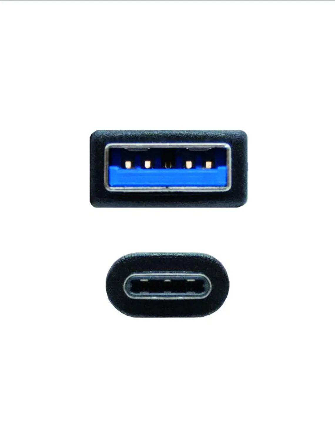 Nanocable Cable USB 3.1 Gen2 USB-C/M-A/M 0,5 M 2