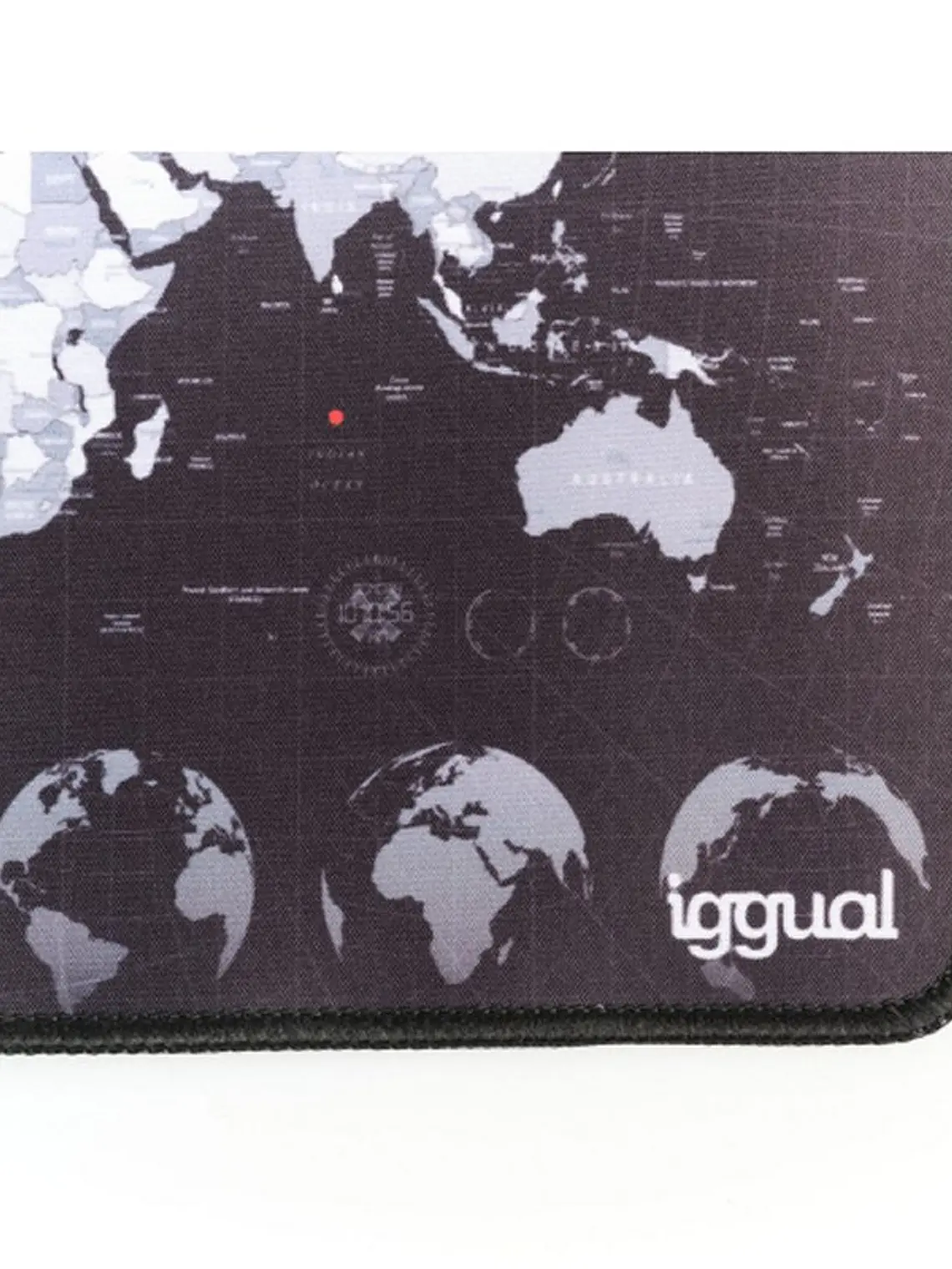iggual Alfombrilla mapamundi ratón 30x25 cm 3