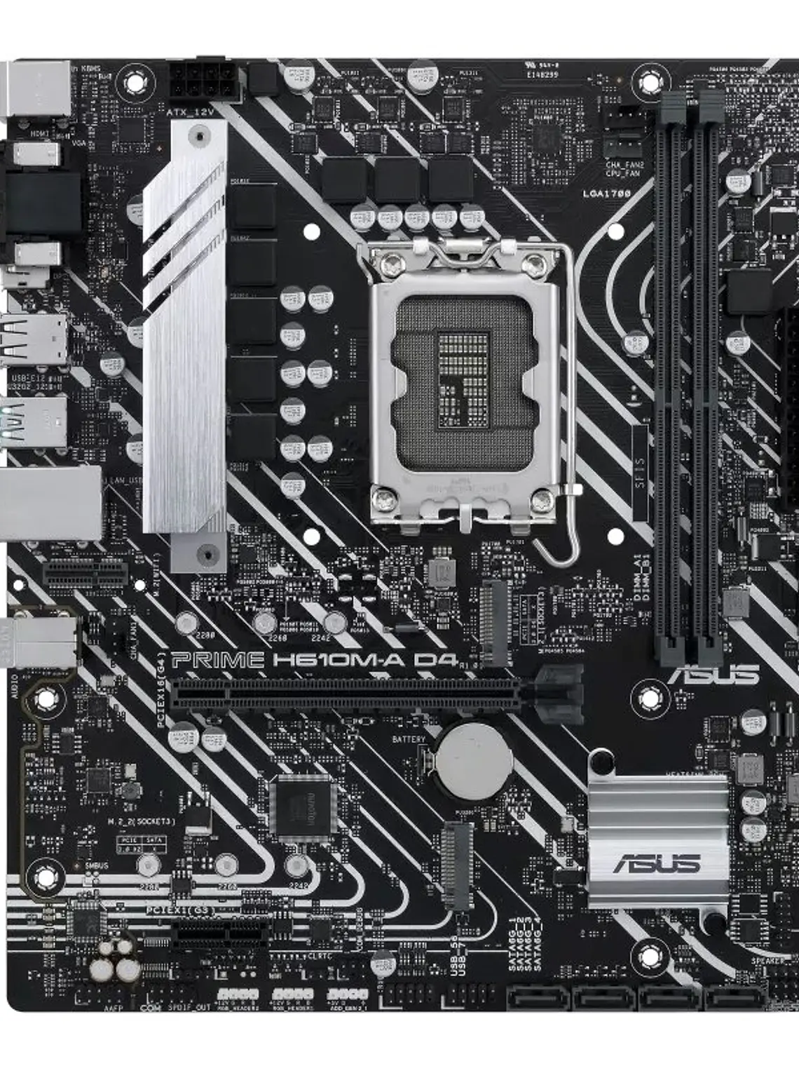 ASUS Placa Base PRIME H610M-A CSM D4  mATX 1700 1