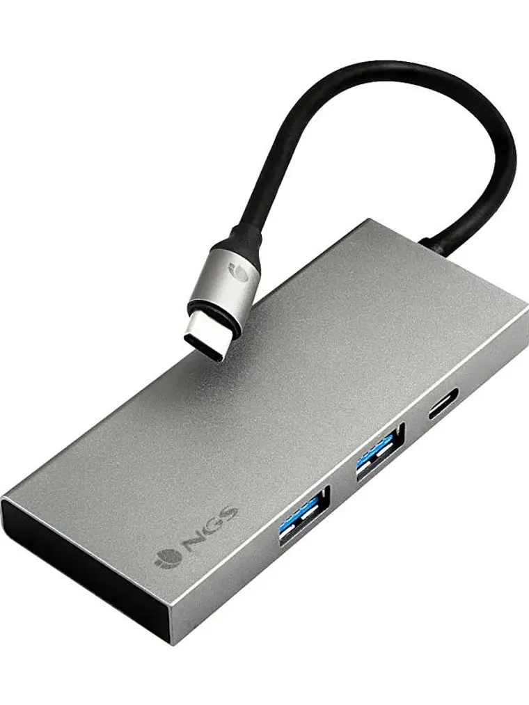 NGS Adaptador Multipuerto USB C Ultraligero 3.0 PD 2