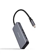 Nanocable HUB USB-C/M a 3xUSB-C/H ALUMINIO 10 cm - Miniatura 1