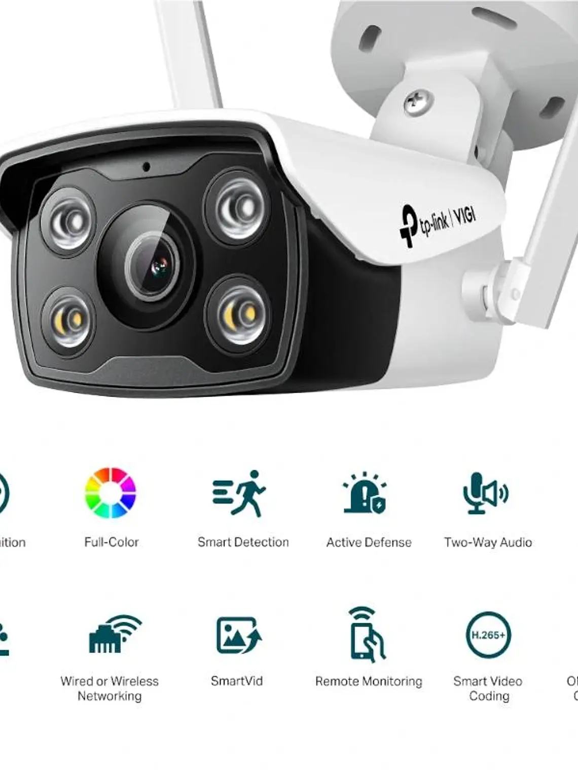 VIGI Cámara IP Bullet C340-W 4MP Plástico FColor 4 2
