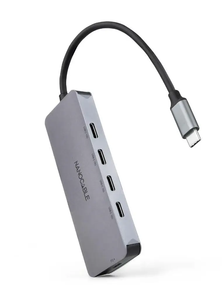 Nanocable HUB USB-C/M a 4xUSB-C/H + USB-C PD 100W 1