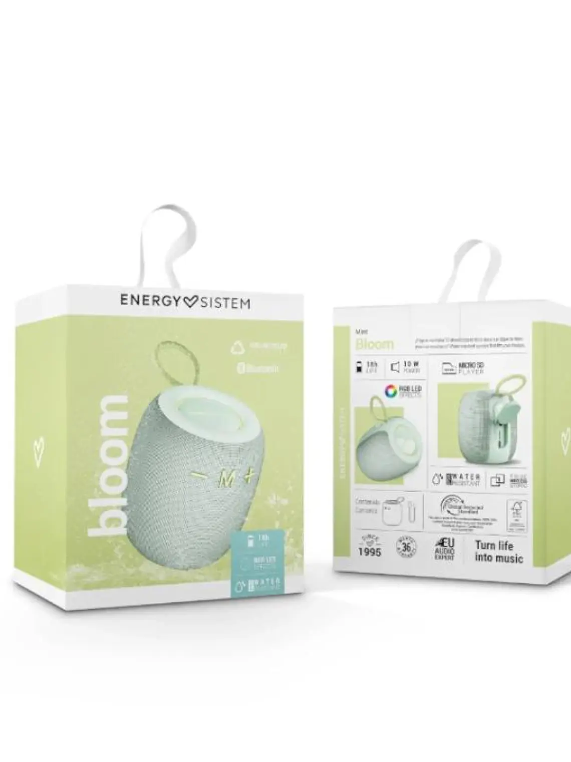 Energy Sistem Altavoz Bloom Mint Bluetooth 4