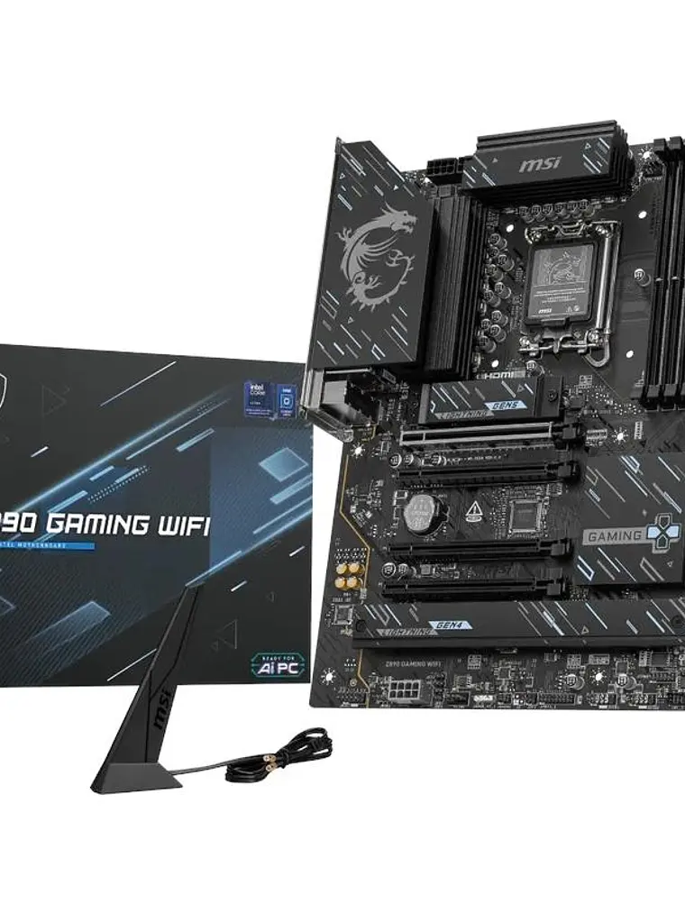 MSI Placa Base Z890 GAMING WIFI DDR5 ATX LGA1851 1