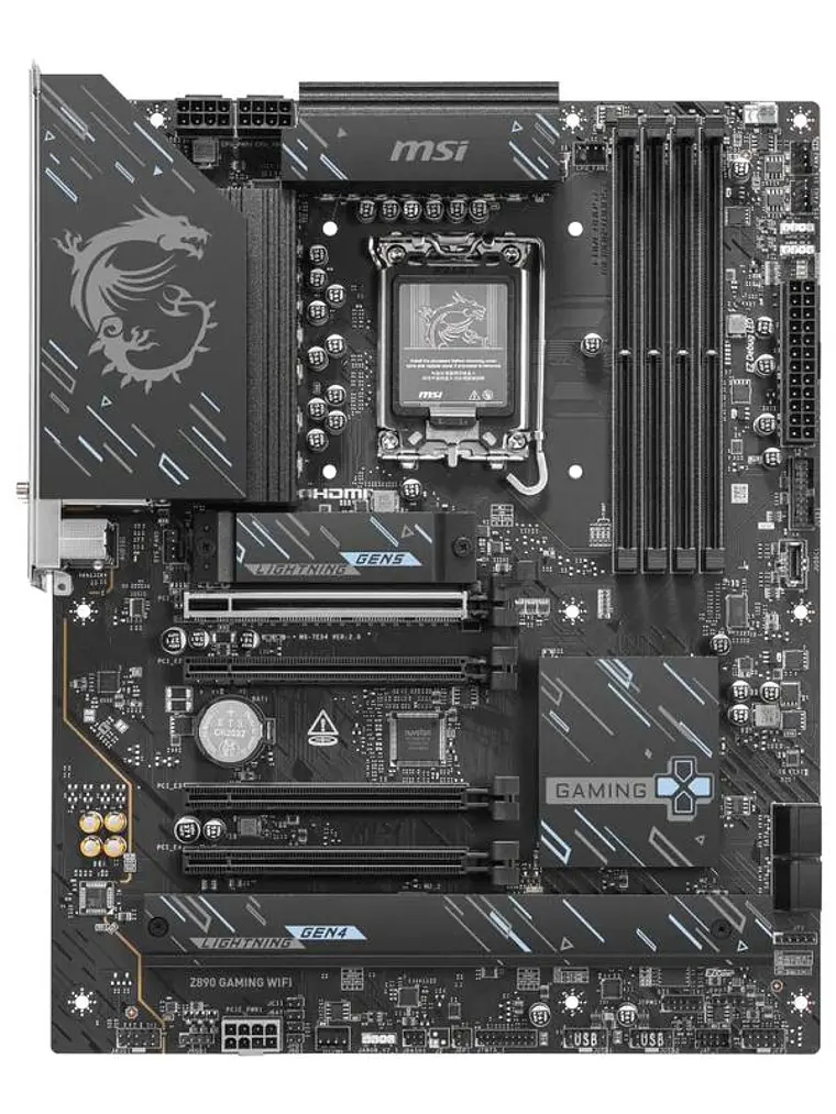 MSI Placa Base Z890 GAMING WIFI DDR5 ATX LGA1851 2