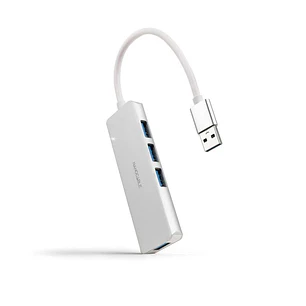 Nanocable Hub USB 3.0 4 x USB 3.0 10cm. Gris