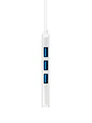 Nanocable Hub USB 3.0 4 x USB 3.0 10cm. Gris - Miniatura 2
