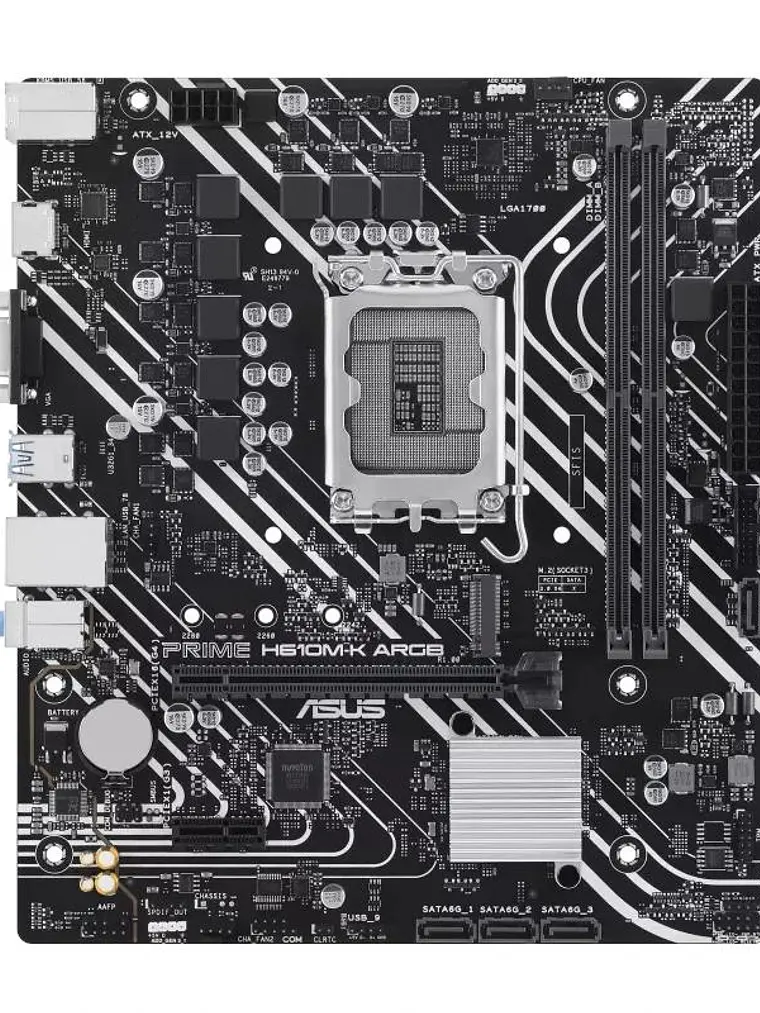 ASUS Placa Base PRIME H610M-K DDR5 ARGB mATX 1700 2