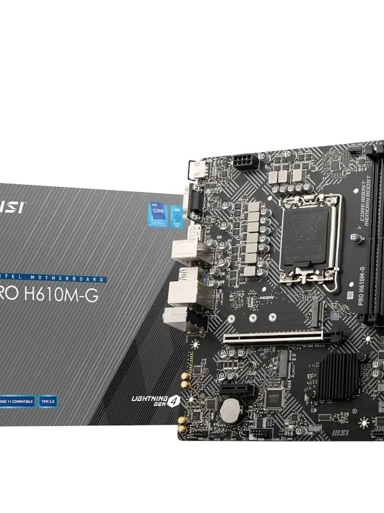 MSI Placa Base PRO H610M-G DDR5 mATX 1700 1