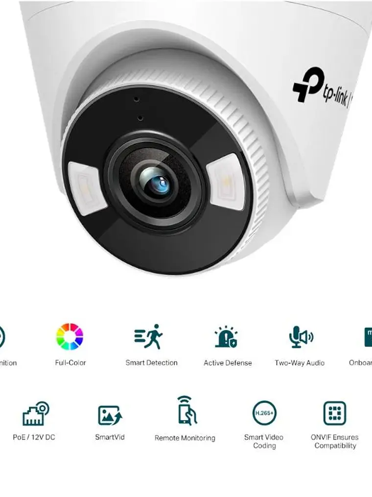 VIGI Cámara IP Turret C440 4MP Plástico Full-Color 3