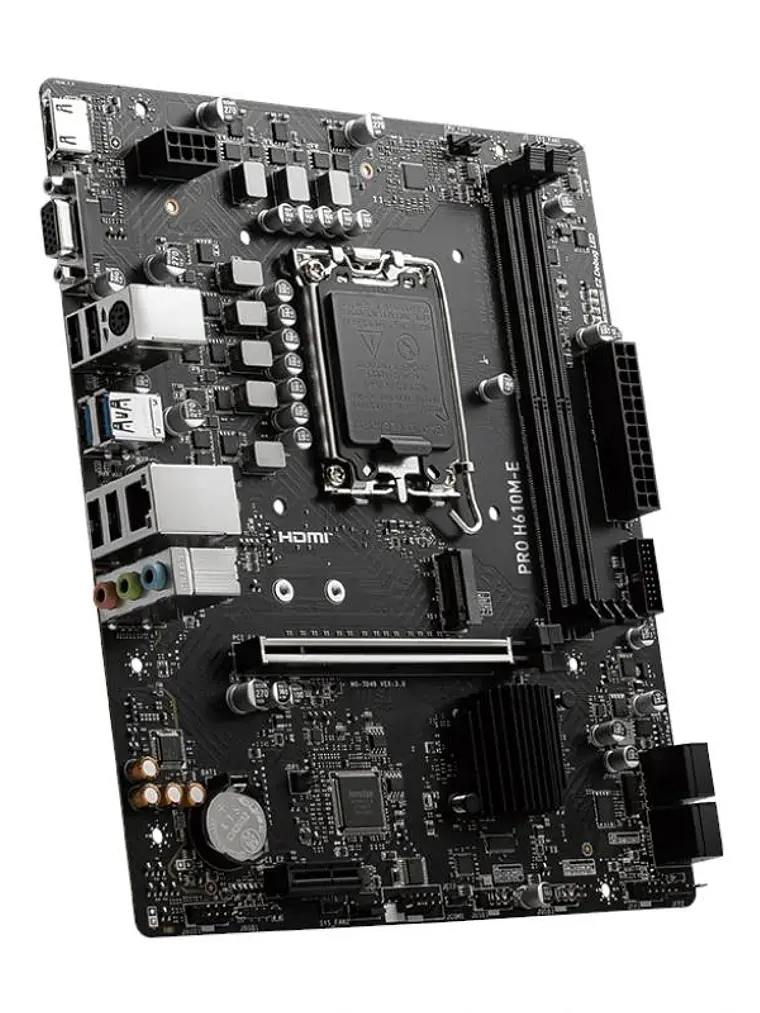 MSI Placa Base PRO H610M-E DDR5 mATX 1700 3