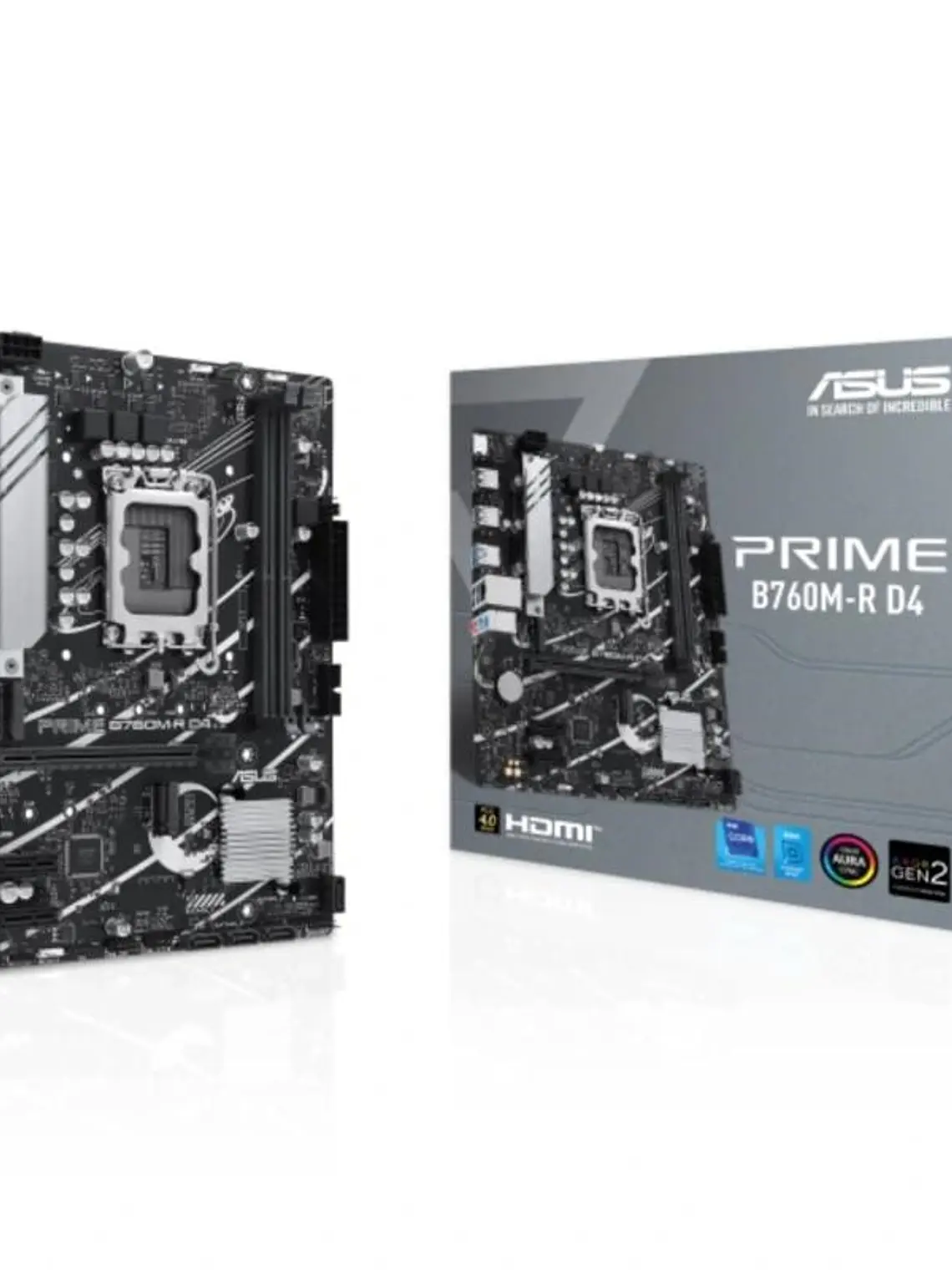 ASUS Placa Base PRIME B760M-R D4 mATX 1700 1
