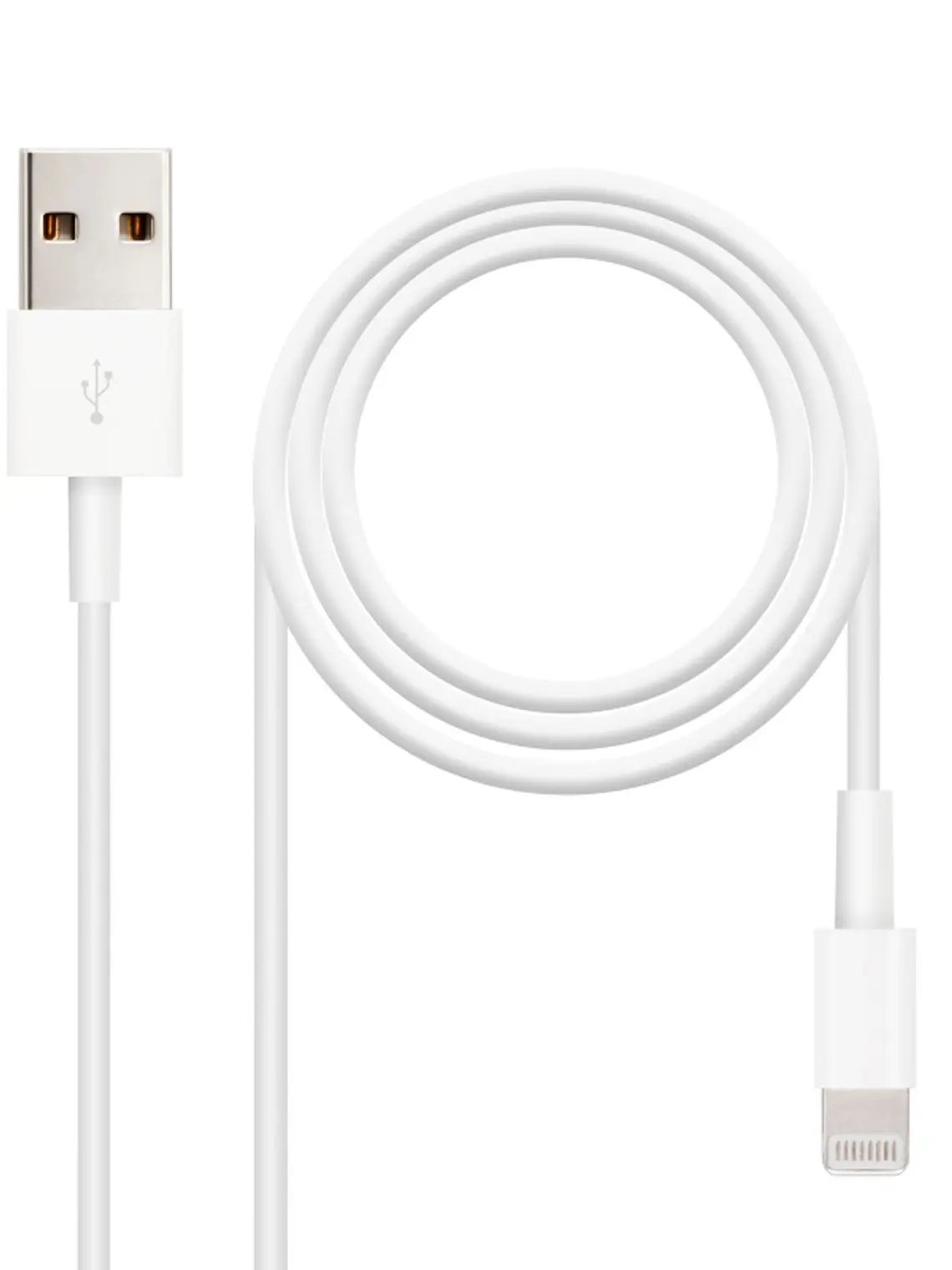 Nanocable Cable de datos/carga LIGHTNING/USB 1 M 2