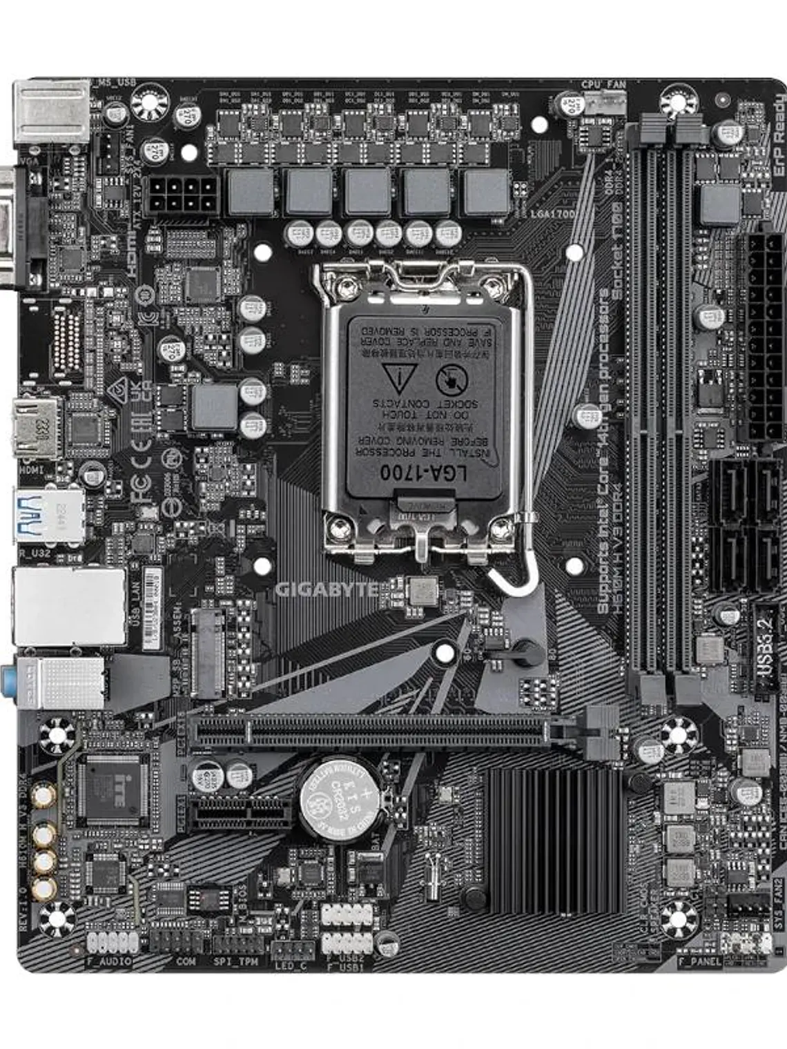 Gigabyte Placa Base H610M H V3 DDR4  mATX 1700 4