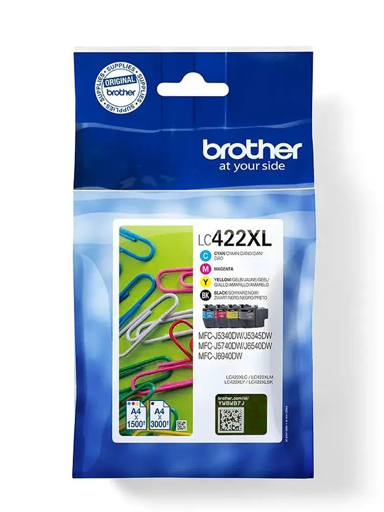 Brother Cartucho Multipack LC422XLVAL 2