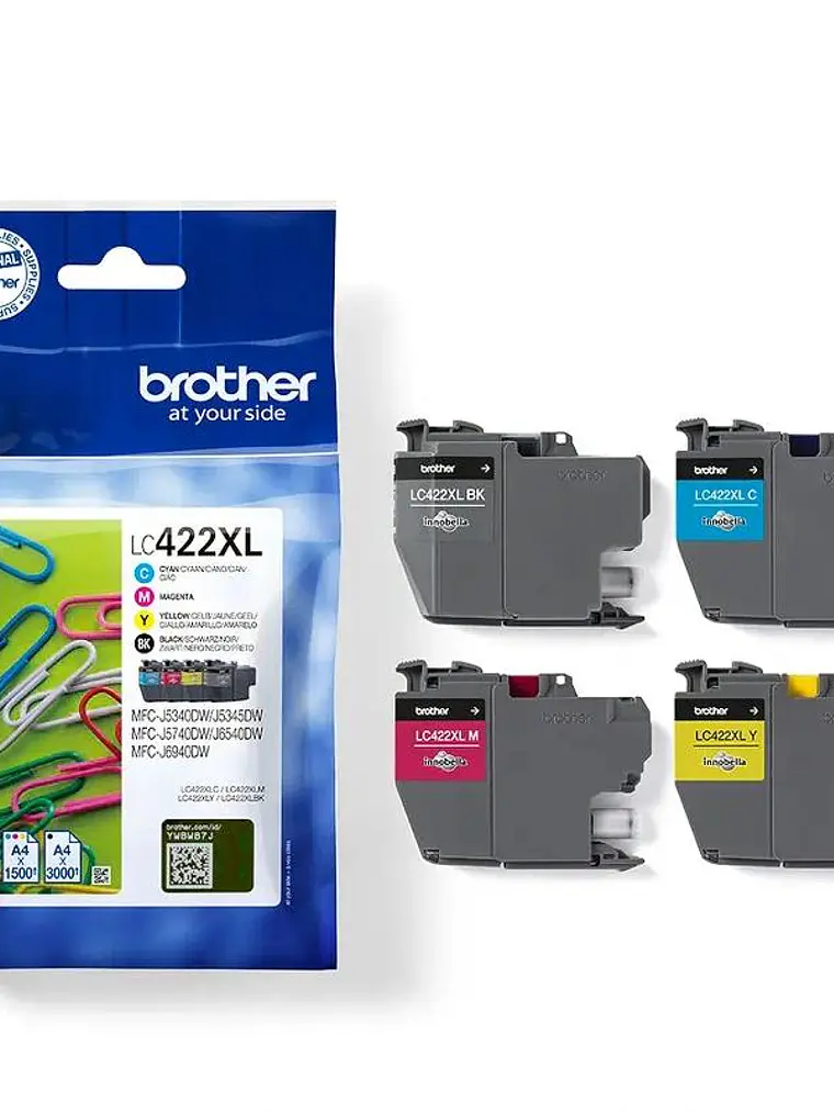 Brother Cartucho Multipack LC422XLVAL 3