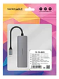 Nanocable Hub USB-C 3xUSB-A+HDMI+USB-C PD - Miniatura 4