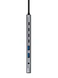 Nanocable Hub 8en1 USB-A+USB-C+HDMI+USB-C PD+Jack - Miniatura 3