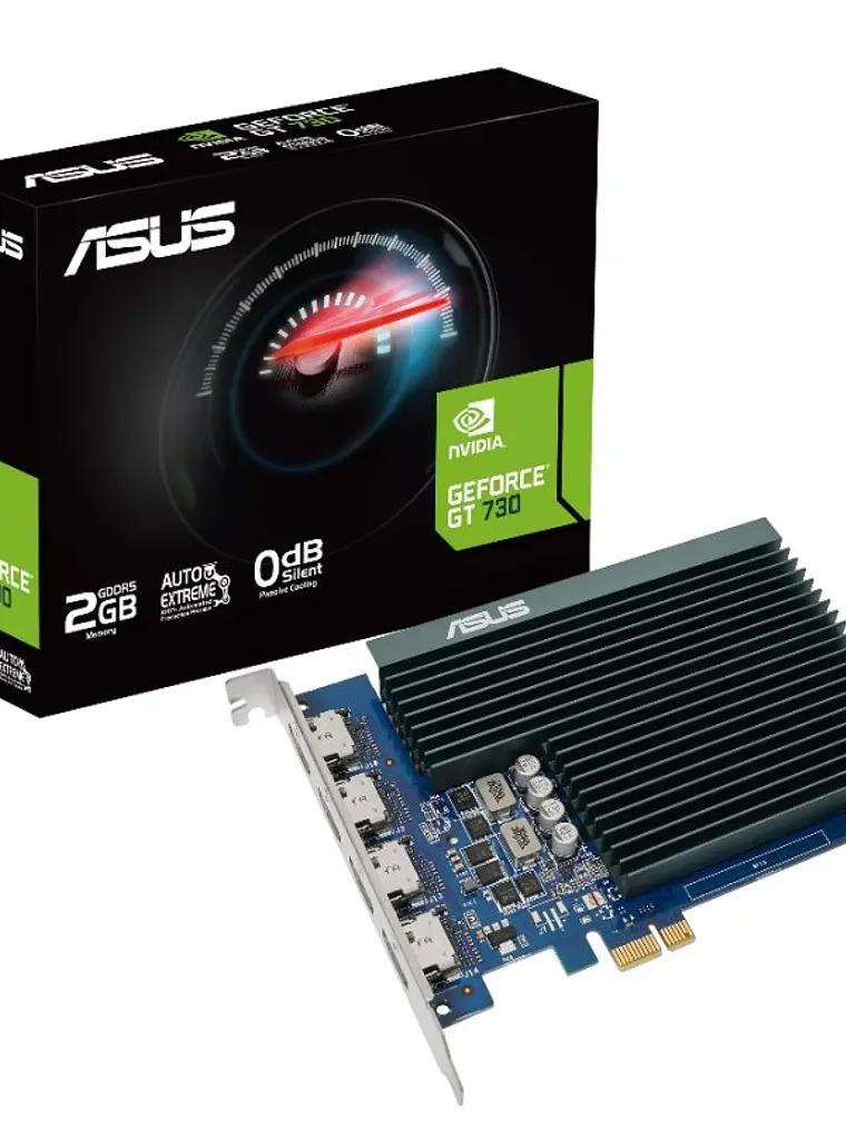 ASUS VGA NVIDIA GT 730 4H SL 2GD5 2GB 4 monitores 1