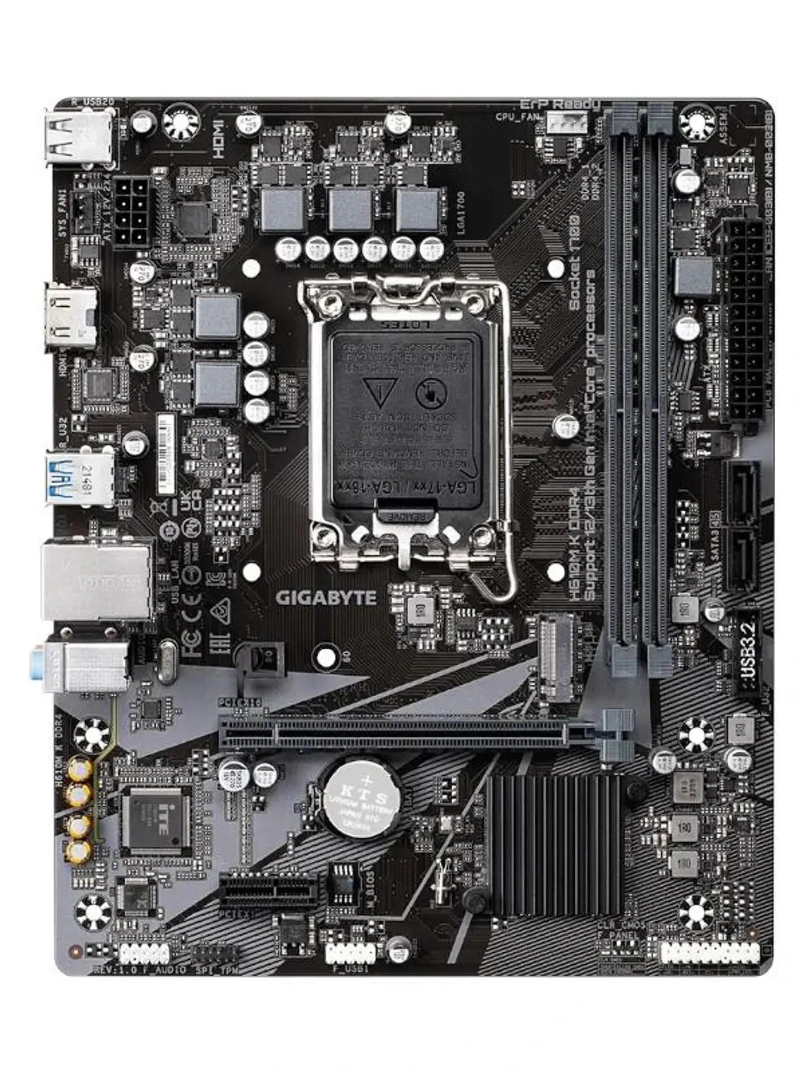 Gigabyte Placa Base H610M K DDR4  mATX 1700 2