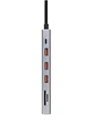 Nanocable Hub 12en1 USB-A/C+HDMI+DP+RJ45+TF+SD+AU - Miniatura 3
