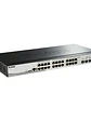 D-Link DGS-1510-28X/E Switch L2 24xGB 4x10Gb SFP+ - Miniatura 2