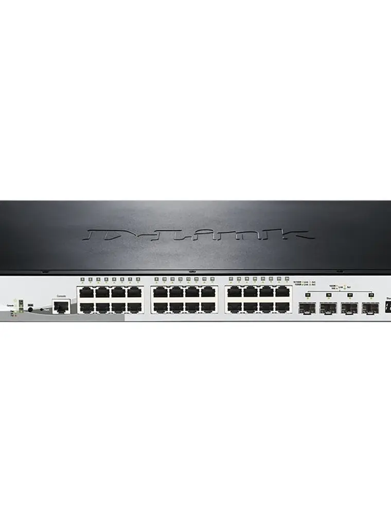 D-Link DGS-1510-28XMP/E Switch L2 24xGB PoE 4x10Gb 1