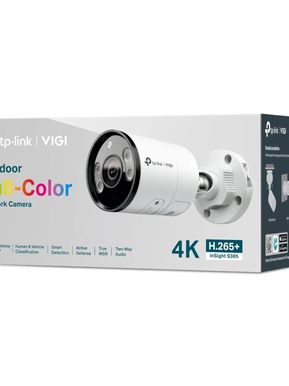 VIGI S385(4mm) Cámara NW Bullet 8MP Out Full-Color 4