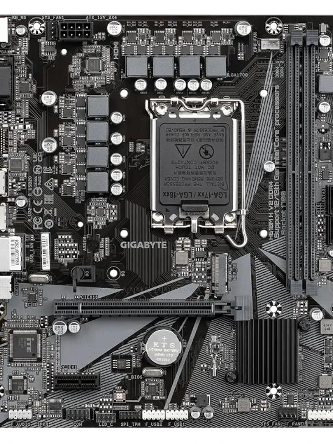 Gigabyte Placa Base H610M H V2 DDR5  mATX 1700 2