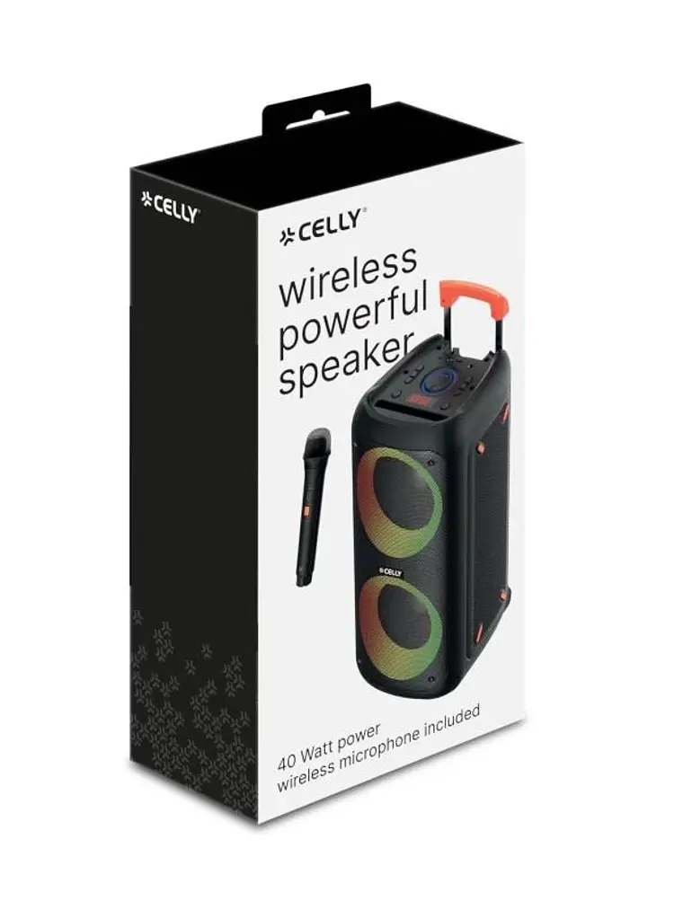 Celly Altavoz + Micrófono Inalámbrico 40W 4