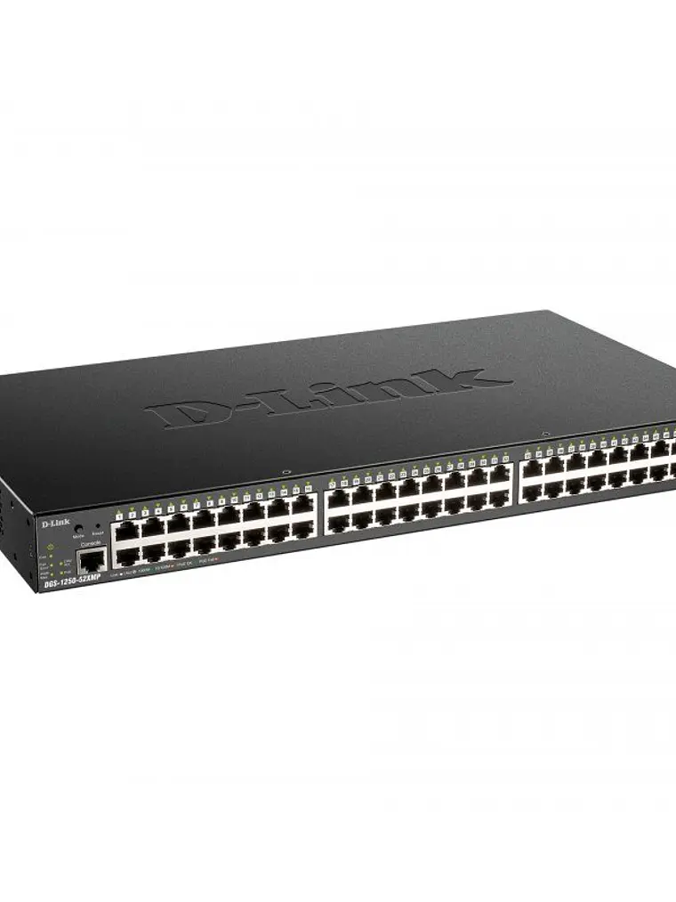 D-Link DGS-1250-52XMP/E Switch 48xG PoE+4x10G SFP+ 3
