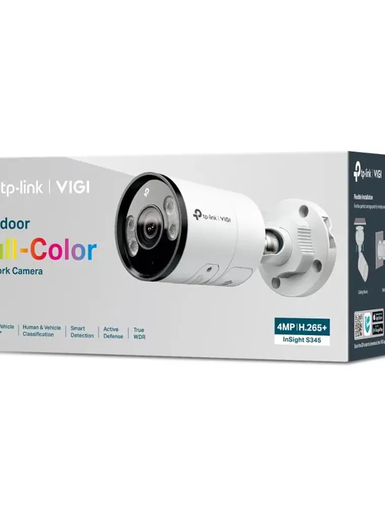VIGI S345(2.8mm) Cámara NW Bullet 4MP Out Full-Col 4