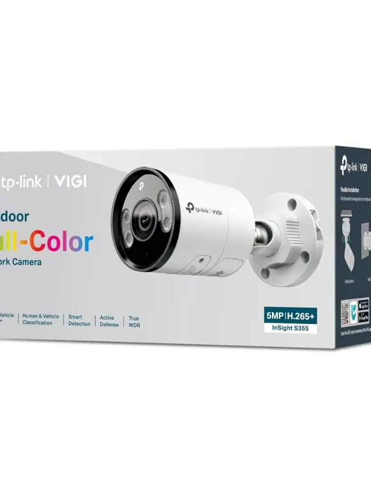 VIGI S355(6mm) Cámara NW Bullet 5MP Out Full-Color 4