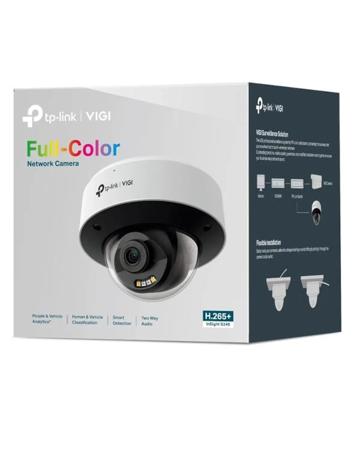 VIGI S245(2.8mm) Cámara NW Dome 4MP Full-Color 4