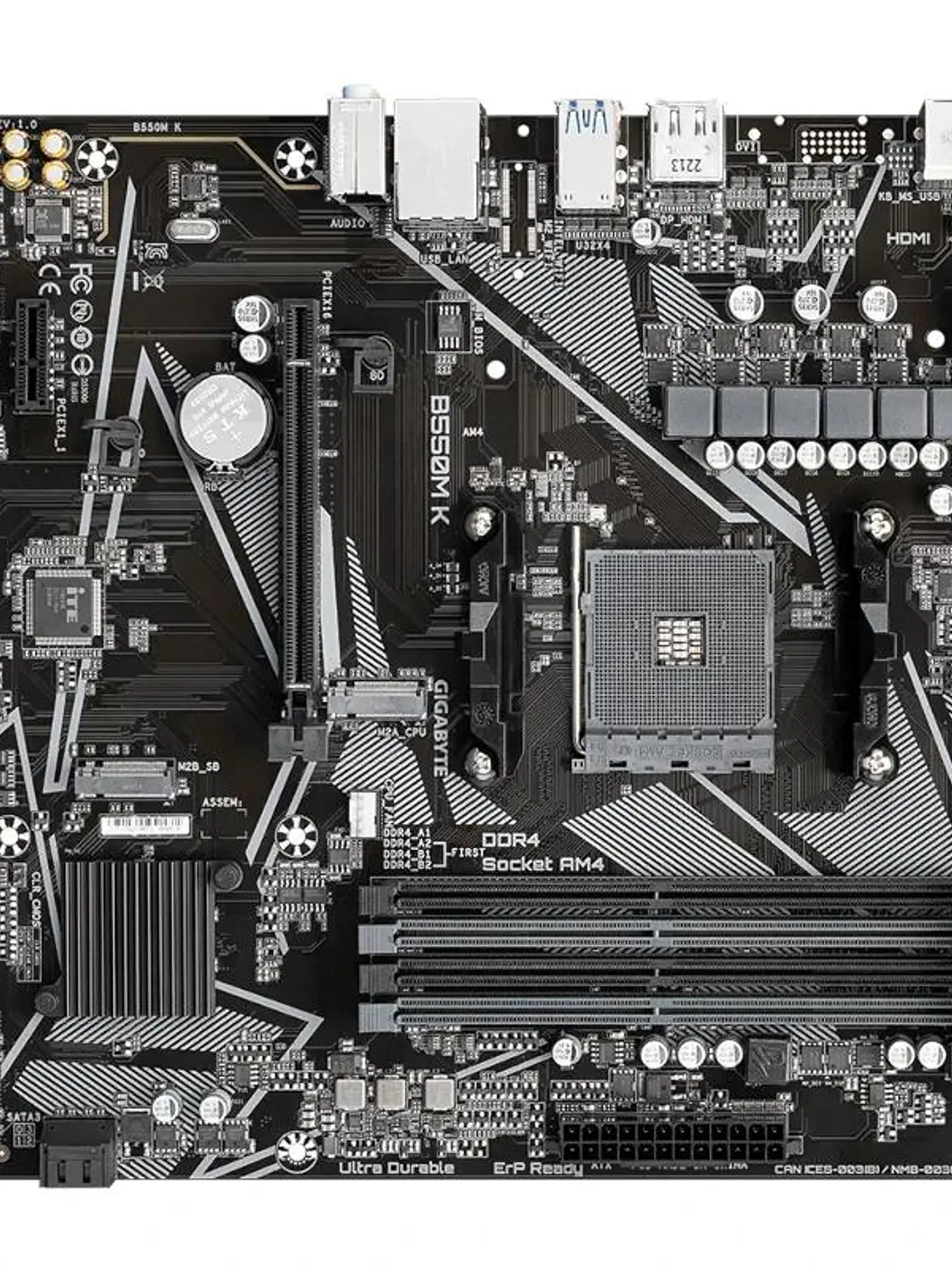 Gigabyte Placa Base B550M K mATX AM4 3