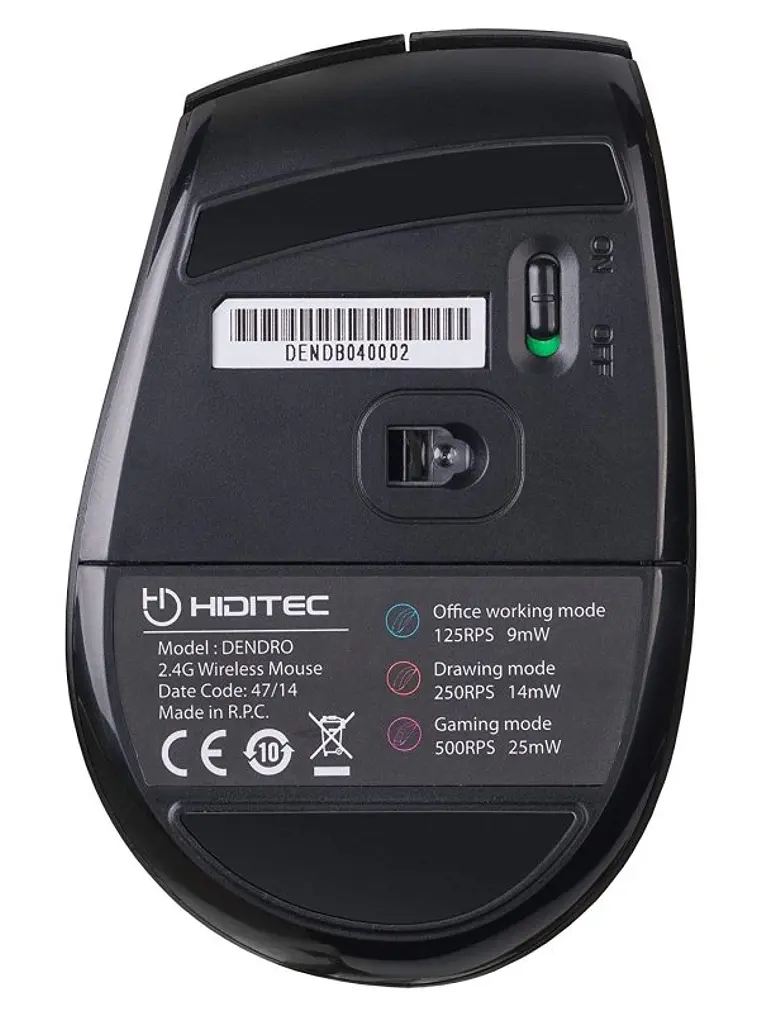 Hiditec Ratón Inalámbrico Dendro Avago A3000 Progr 2