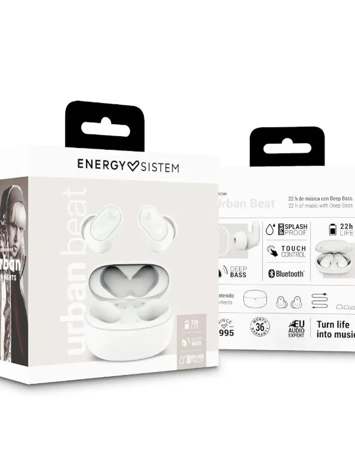 Energy Sistem Auriculares wireless Urban Beat Snow 4